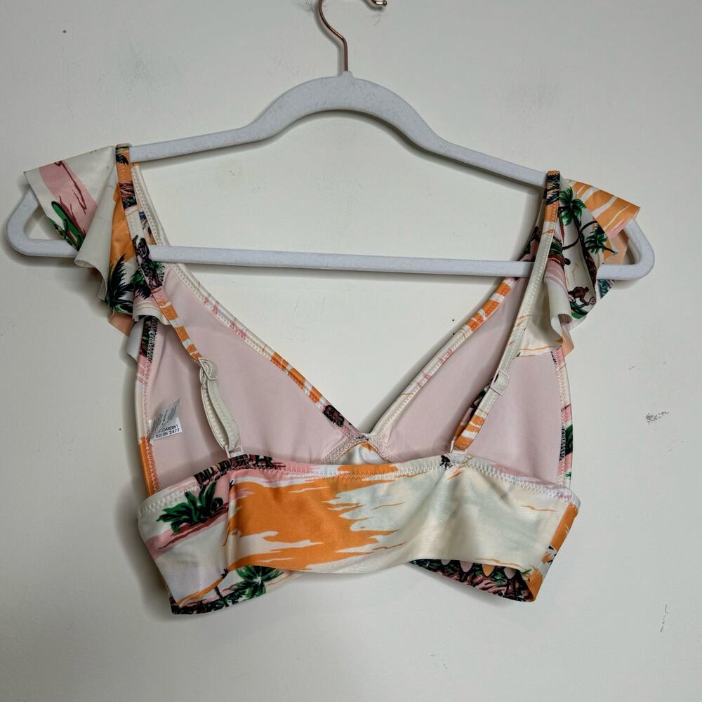 Aerie Ruffle Longline Bikini Top - Slumber Party NWT Size Small - Picture 5 of 8
